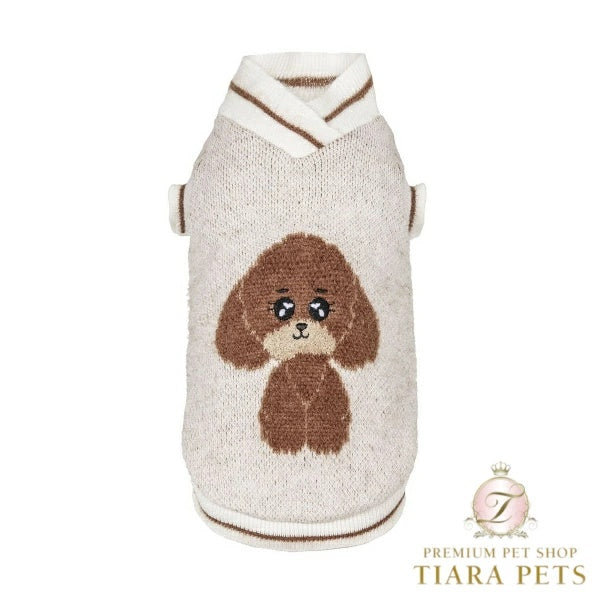 フォーペッツオンリー For Pets Only You Are My Poodle Pull【小型犬用 犬服 トップス セーター ニット セレブ】
