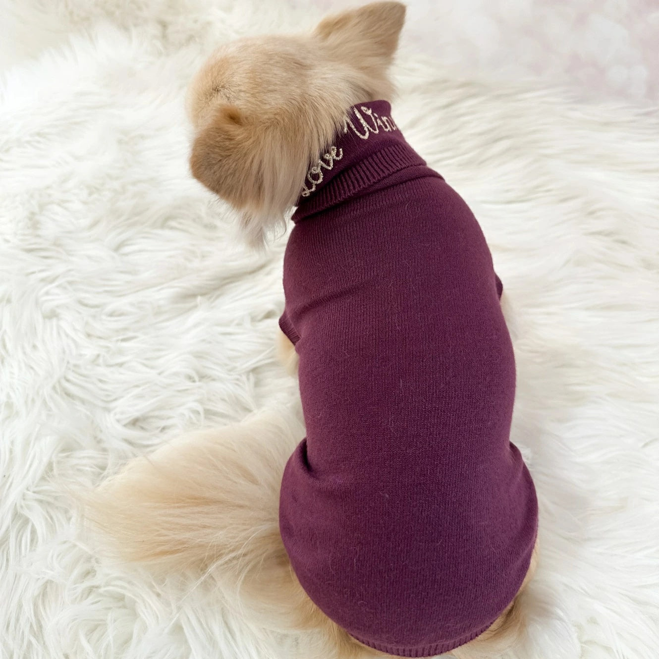 フォーペッツオンリー For Pets Only Love Wins Dolcevita【小型犬用 犬服 トップス セーター ニット セレブ】