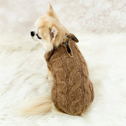 フォーペッツオンリー For Pets Only Old Money Pull【小型犬用 犬服 トップス セーター ニット セレブ】