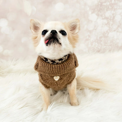 フォーペッツオンリー For Pets Only Old Money Pull【小型犬用 犬服 トップス セーター ニット セレブ】