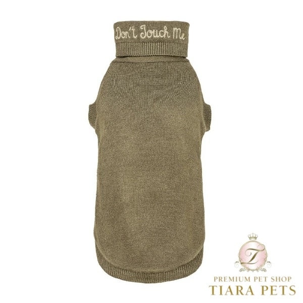フォーペッツオンリー For Pets Only Don't Touch Me Dolcevita【小型犬用 犬服 トップス セーター ニット セレブ】