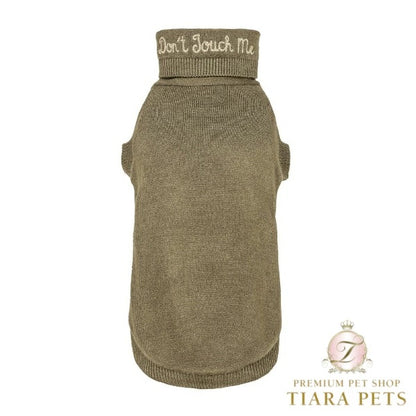 フォーペッツオンリー For Pets Only Don't Touch Me Dolcevita【小型犬用 犬服 トップス セーター ニット セレブ】