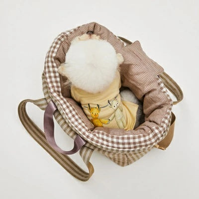 ルイスドッグ louisdog Khaki Stripes 5. Bag【小型犬 犬用 キャリーバッグ セレブ】