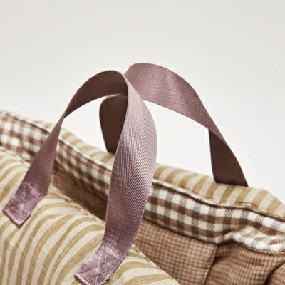 ルイスドッグ louisdog Khaki Stripes 5. Bag【小型犬 犬用 キャリーバッグ セレブ】