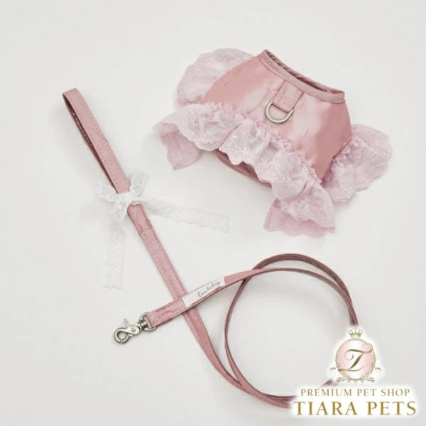 ルイスドッグ louisdog Walk With Me/Silky Pink【小型犬 犬用 ハーネス セット リード セレブ】