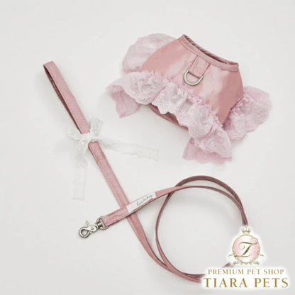 ルイスドッグ louisdog Walk With Me/Silky Pink【小型犬 犬用 ハーネス セット リード セレブ】