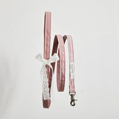 ルイスドッグ louisdog Walk With Me/Silky Pink【小型犬 犬用 ハーネス セット リード セレブ】