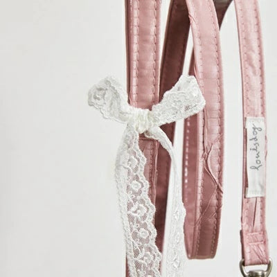 ルイスドッグ louisdog Walk With Me/Silky Pink【小型犬 犬用 ハーネス セット リード セレブ】