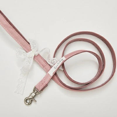 ルイスドッグ louisdog Walk With Me/Silky Pink【小型犬 犬用 ハーネス セット リード セレブ】