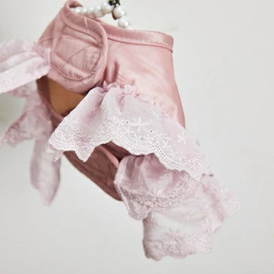 ルイスドッグ louisdog Walk With Me/Silky Pink【小型犬 犬用 ハーネス セット リード セレブ】