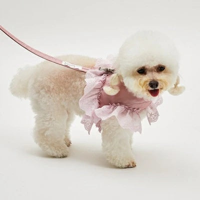 ルイスドッグ louisdog Walk With Me/Silky Pink【小型犬 犬用 ハーネス セット リード セレブ】