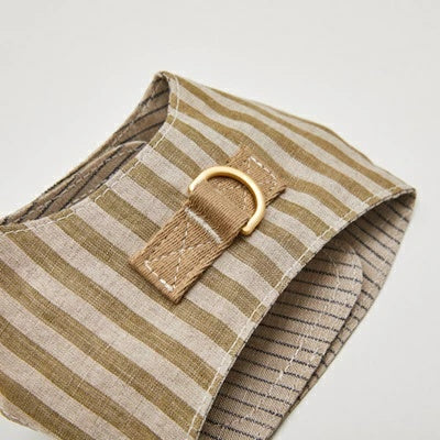 ルイスドッグ louisdog Walk With Me/Khaki Stripes【小型犬 犬用 ハーネス セット リード セレブ】