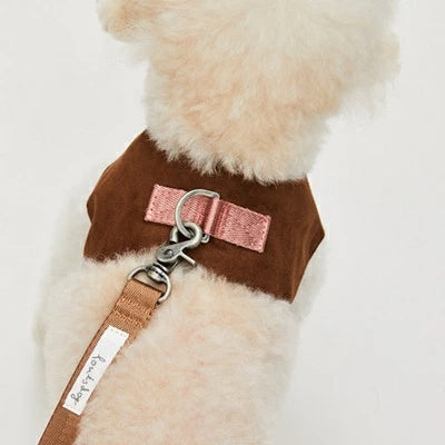 ルイスドッグ louisdog Walk With Me/Blush Suede【小型犬 犬用 ハーネス セット リード セレブ】