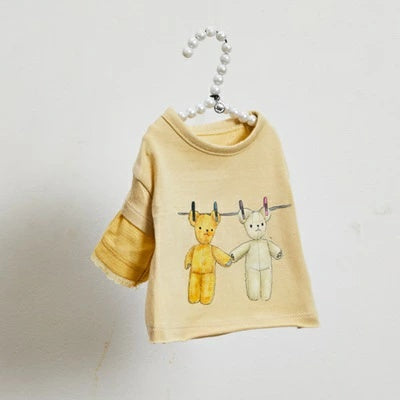 ルイスドッグ louisdog Teddy Friends Mesh TEE【小型犬 犬用 トップス Tシャツ 半袖 セレブ】