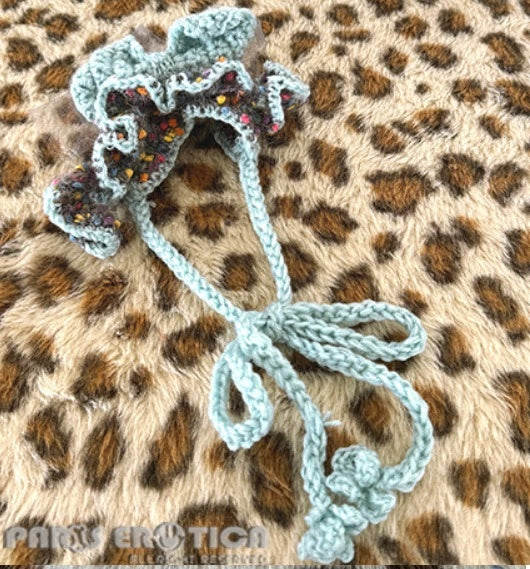 パリエロ PARIERO★受注限定★ニットヘッドドレス【小型犬 犬用 ヘアアクセサリー セレブ】