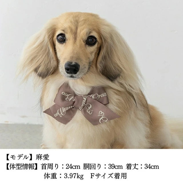 クレイジーブー CRAZYBOO CBリボンチョーカー F【犬服 小型犬 アクセサリー チョーカー セレブ】
