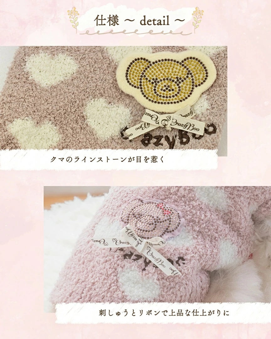 クレイジーブー CRAZYBOO マシュマロハートニット【犬服 小型犬 トップス ニット セーター セレブ】