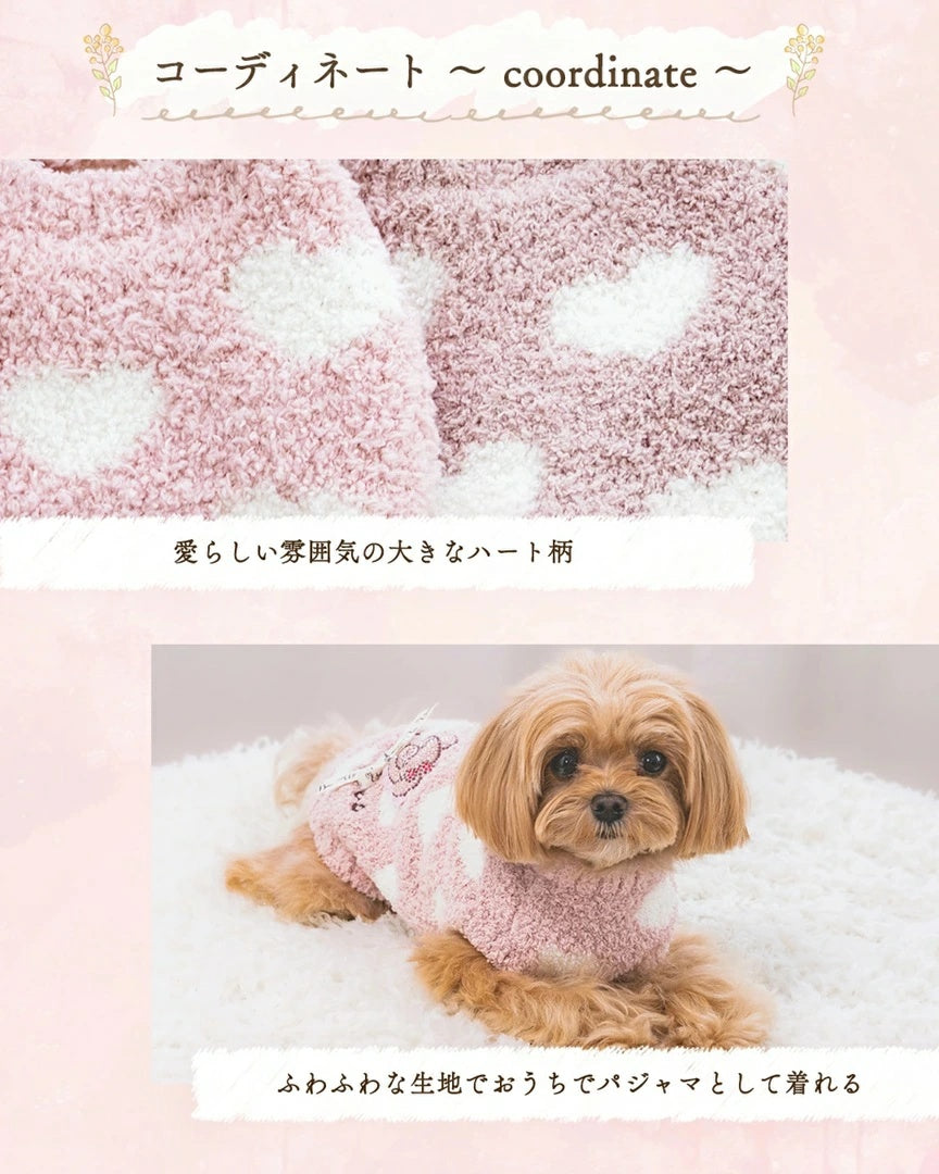 クレイジーブー CRAZYBOO マシュマロハートニット【犬服 小型犬 トップス ニット セーター セレブ】
