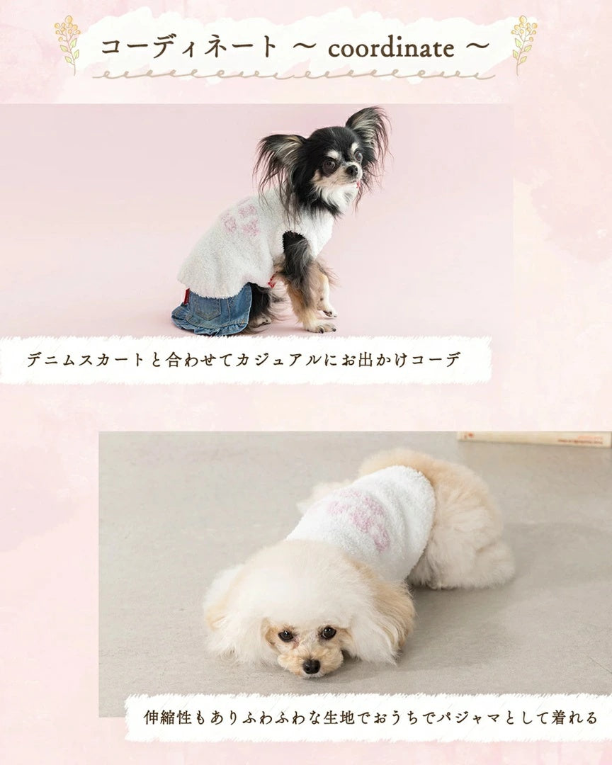 クレイジーブー CRAZYBOO マシュマロロゴニット【犬服 小型犬 トップス ニット セーター セレブ】