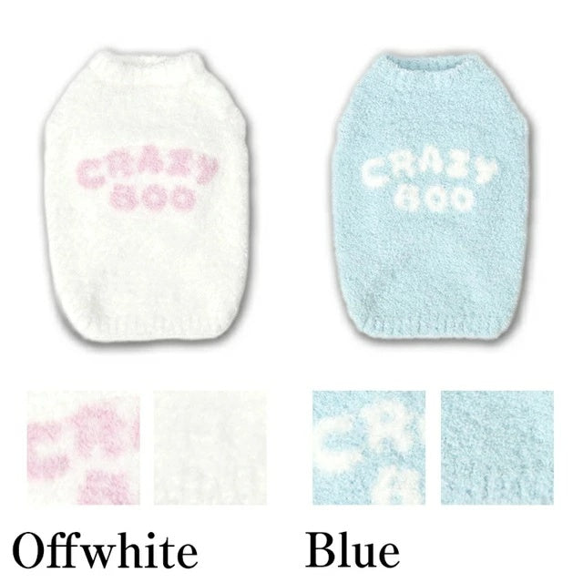 クレイジーブー CRAZYBOO マシュマロロゴニット【犬服 小型犬 トップス ニット セーター セレブ】