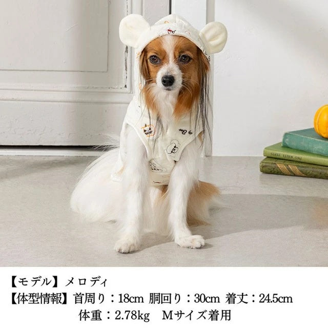 クレイジーブー CRAZYBOO おばけくまさんパーカ【犬服 小型犬 トップス スウェット パーカー フーディ セレブ】