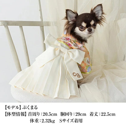 クレイジーブー CRAZYBOO サイドリボン袴【犬服 小型犬 和装 袴 セレブ】