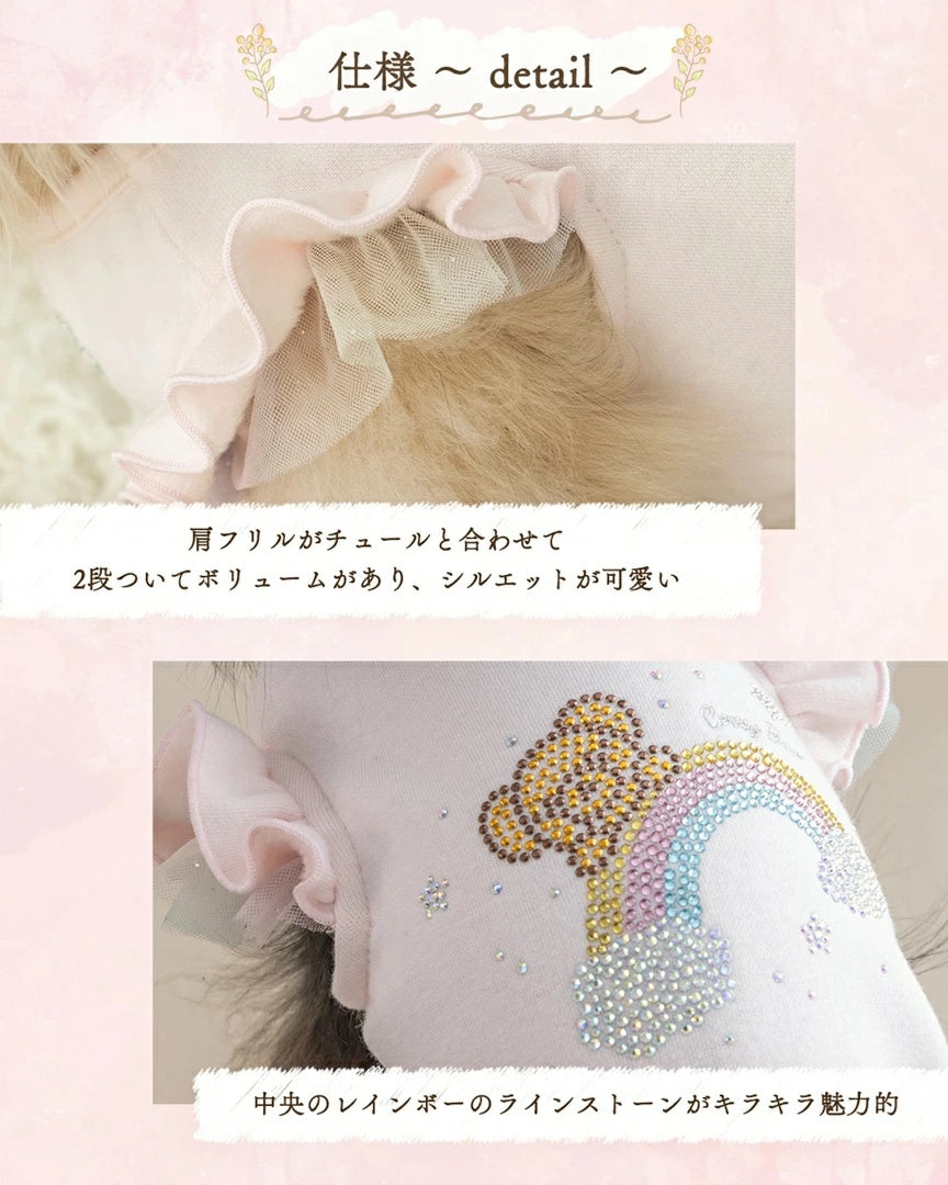 クレイジーブー CRAZYBOO 腰リボンチェックワンピ【犬服 小型犬 ワンピース スカート ドレス セレブ】