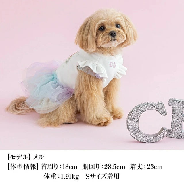 クレイジーブー CRAZYBOO 腰リボンチェックワンピ【犬服 小型犬 ワンピース スカート ドレス セレブ】
