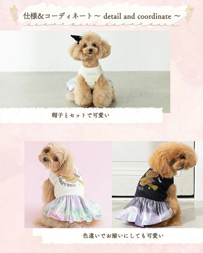 クレイジーブー CRAZYBOO 魔女っ子くまさんワンピ【犬服 小型犬 ワンピース スカート ドレス セレブ】