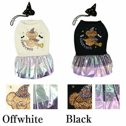 クレイジーブー CRAZYBOO 魔女っ子くまさんワンピ【犬服 小型犬 ワンピース スカート ドレス セレブ】