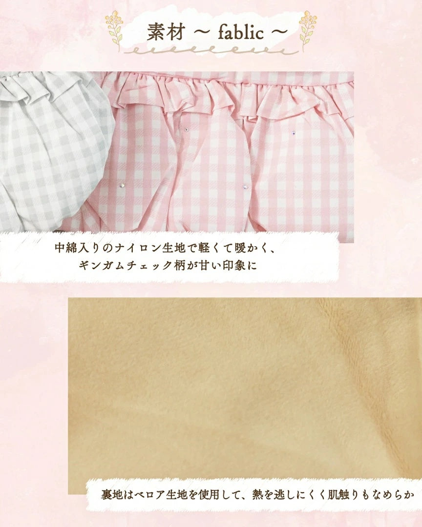 クレイジーブー CRAZYBOO 袖フリルチャーム付きアウター【犬服 小型犬 アウター ジャケット セレブ】