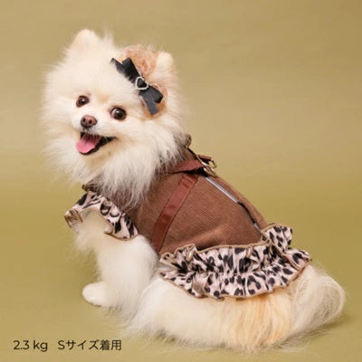 ゴッドピヴァ GODPIVA テラヘルツレオパードハーネス【小型犬 犬服 ハーネス 一体型 セレブ】