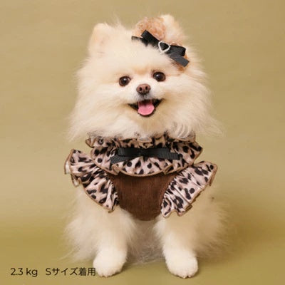 ゴッドピヴァ GODPIVA テラヘルツレオパードハーネス【小型犬 犬服 ハーネス 一体型 セレブ】