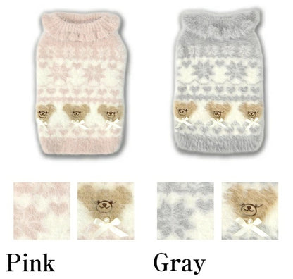 クレイジーブー CRAZYBOO ノルディックハイネックニット【犬服 小型犬 トップス ニット セーター セレブ】