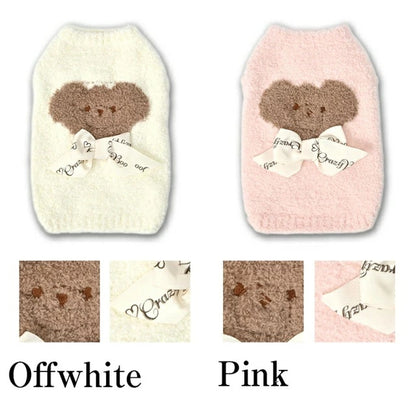 クレイジーブー CRAZYBOO くまさんマシュマロニット【犬服 小型犬 トップス ニット セーター セレブ】