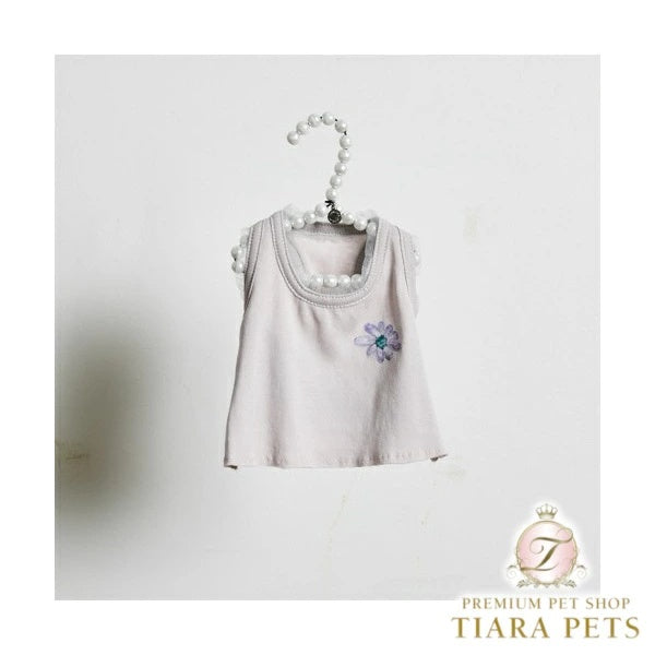 ルイスドッグ louisdog Blooming Lavender TOP【小型犬 犬服 トップス Tシャツ ノースリーブ タンクトップ セレブ】