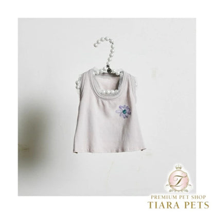 ルイスドッグ louisdog Blooming Lavender TOP【小型犬 犬服 トップス Tシャツ ノースリーブ タンクトップ セレブ】