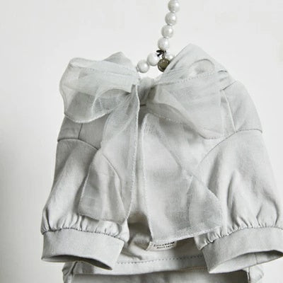 ルイスドッグ louisdog Big Bow Hoodie【小型犬 犬服 トップス フーディ パーカー 半袖 セレブ】