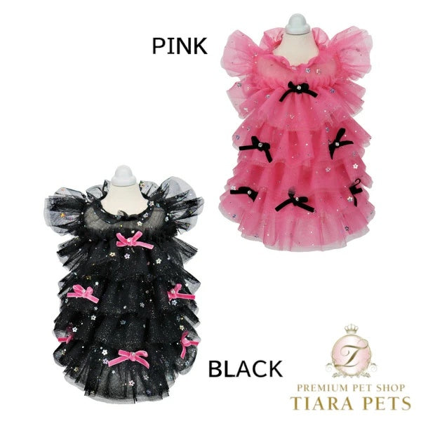リュクスバーディ Luxe birdie ペティアンドレス【小型犬 犬服 ワンピース ドレス スカート セレブ】