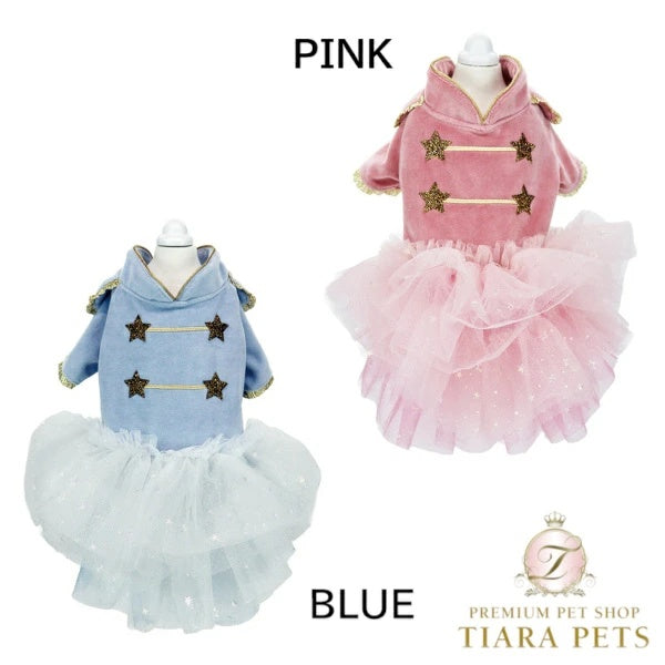 リュクスバーディ Luxe birdie エトワールワンピース【小型犬 犬服 ワンピース ドレス スカート セレブ】
