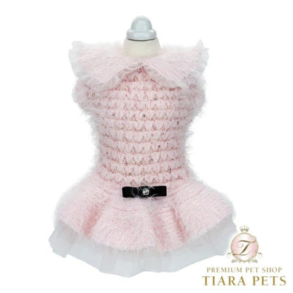 リュクスバーディ Luxe birdie アリュールニットワンピース【小型犬 犬服 ワンピース ドレス スカート セレブ】