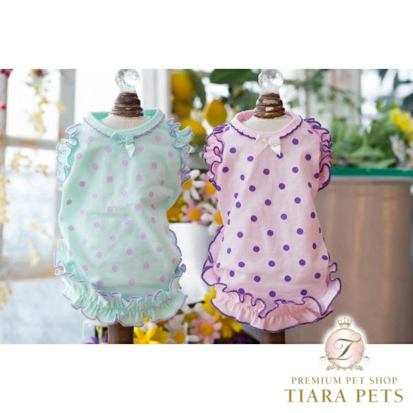 ブルブブ BUL BU-BU Dots Camisole【小型犬 犬服 トップス キャミソール セレブ】
