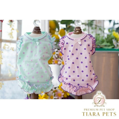 ブルブブ BUL BU-BU Dots Camisole【小型犬 犬服 トップス キャミソール セレブ】