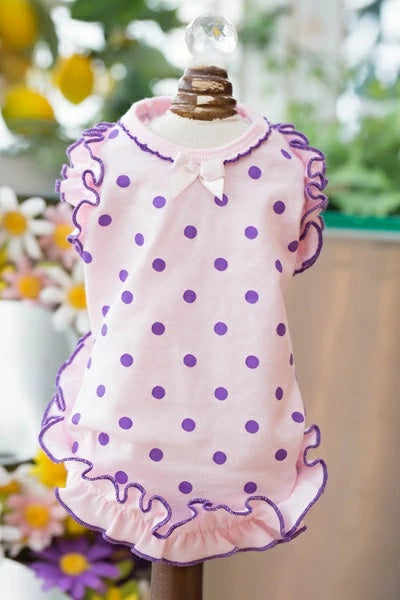 ブルブブ BUL BU-BU Dots Camisole【小型犬 犬服 トップス キャミソール セレブ】