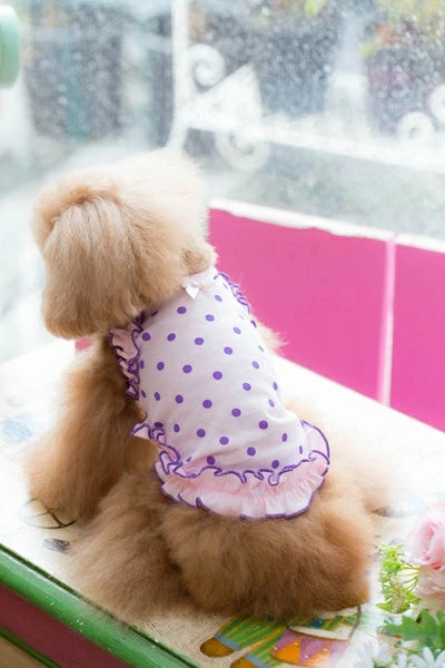 ブルブブ BUL BU-BU Dots Camisole【小型犬 犬服 トップス キャミソール セレブ】