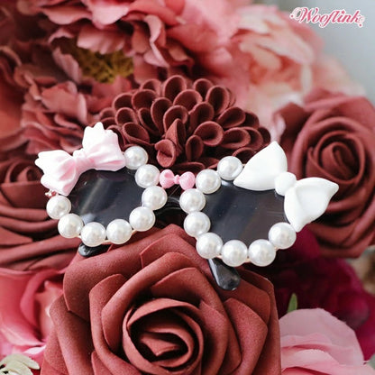 ウーフリンク WOOFLINK POLKA POLKA BOW SUNGLASSES【小型犬 犬用 アクセサリー サングラス セレブ】
