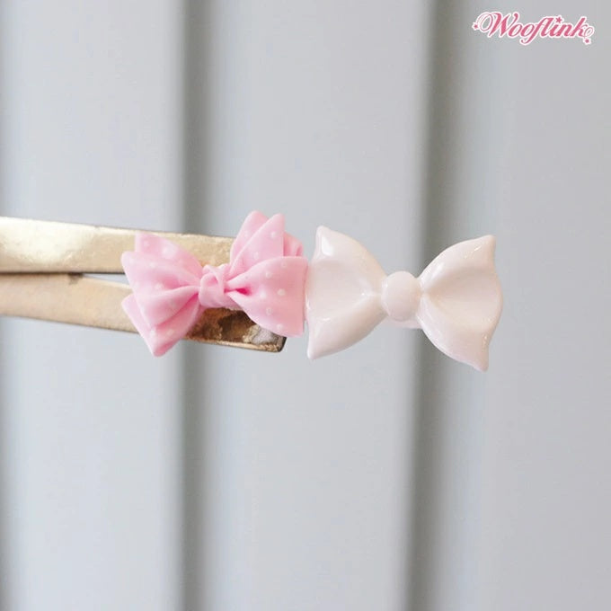 ウーフリンク WOOFLINK POLKA POLKA LITTLE BOWS【小型犬 犬用 ヘアアクセサリー ヘアクリップ セレブ】