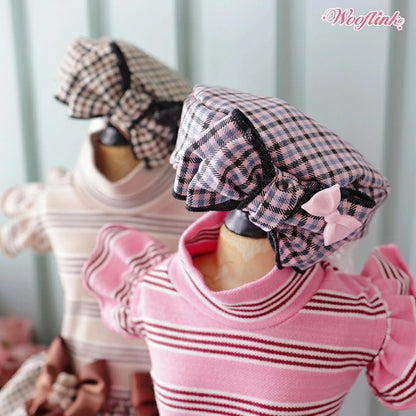 ウーフリンク WOOFLINK FALL IN LOVE BERET【小型犬 犬用 アクセサリー ベレー帽 帽子 セレブ】