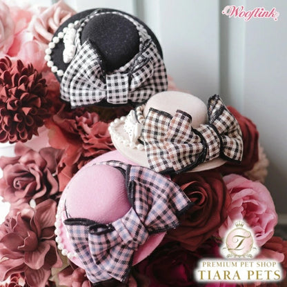 ウーフリンク WOOFLINK FALL IN LOVE FASCINATOR HAT【小型犬 犬用 アクセサリー ハット 帽子 セレブ】