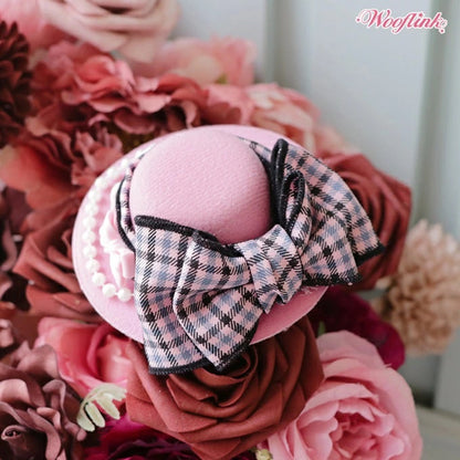 ウーフリンク WOOFLINK FALL IN LOVE FASCINATOR HAT【小型犬 犬用 アクセサリー ハット 帽子 セレブ】